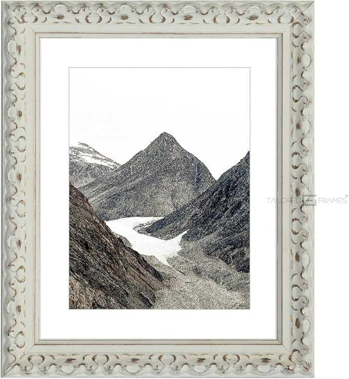 Tailored Frames Vienna White Ornate Vintage Shabby Chic Picture Frames Wooden Photo Frames with W... | Amazon (UK)