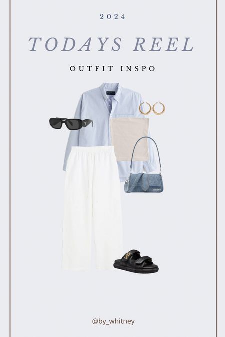 Todays outfit inspo 
Linen pants 
Memorial Day outfit
Travel outfjt 
beach day fashion 
brunch outfit 

#LTKstyletip #LTKshoecrush