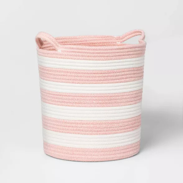 Coiled Rope Stripe Basket - Pillowfort™ | Target