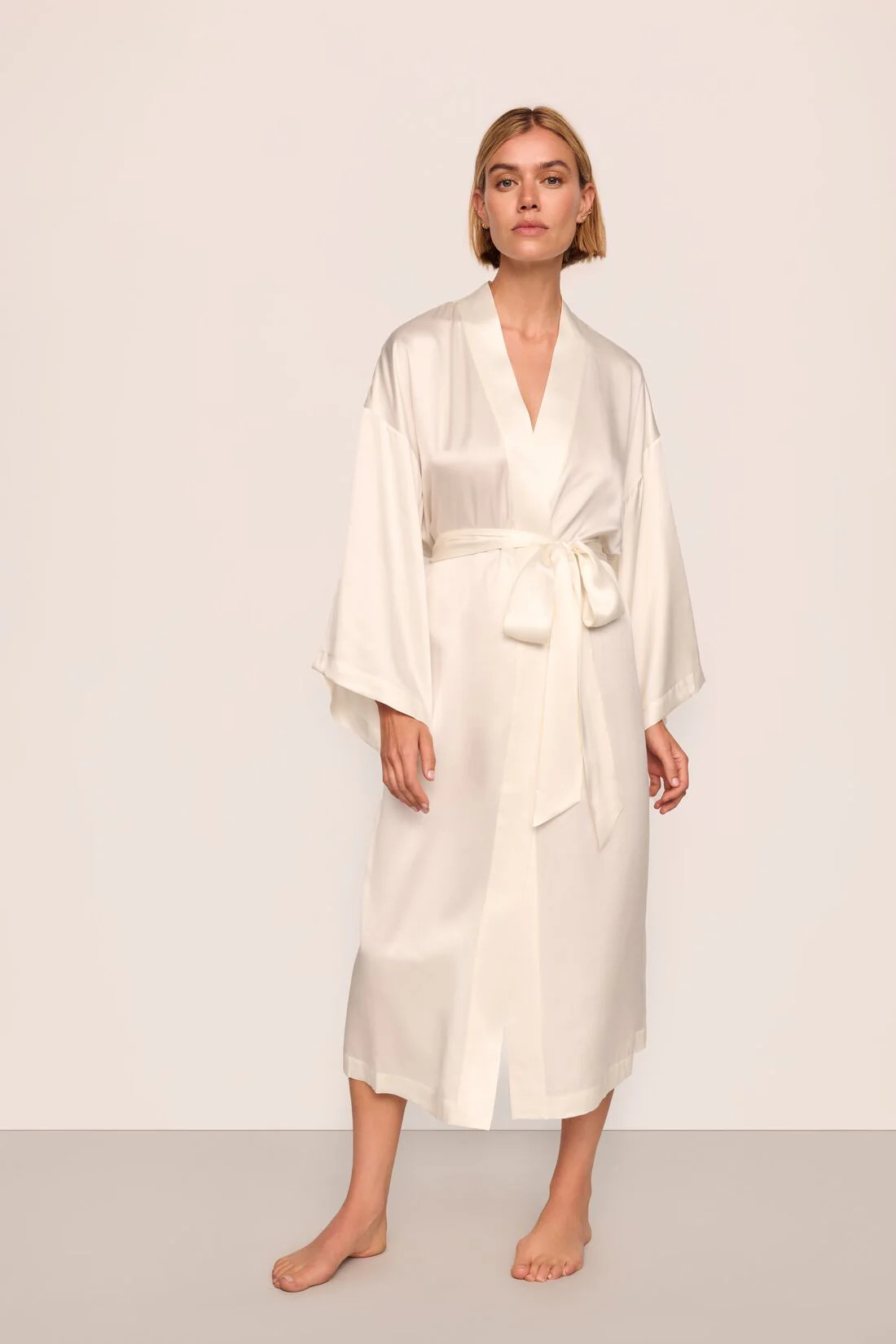 Inez Washable Silk Robe | Eberjey