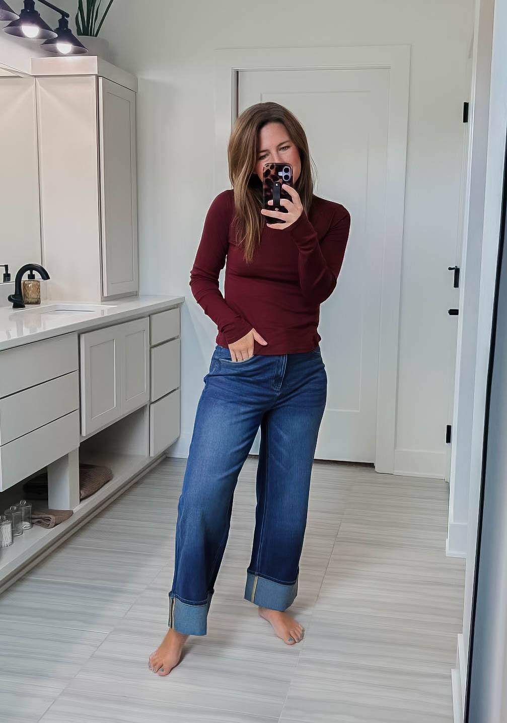 Code: ge22 for 20% off regular priced items

The bliss I feel in this outfit is unmatched. I look like I put on “real” clothes, yet feel like I’m in a lounge set. Another top win for Halara, but the bottoms are stole the show! I am 5’5 with shorter legs and longer torso. I ordered these “jeans” in size regular and they landed perfectly at my ankle. I am so thankful for this as most of the time short pants are too short and regular pants are too long. 

 #LTKdayinmylife #LTKgrwm #LTKootd