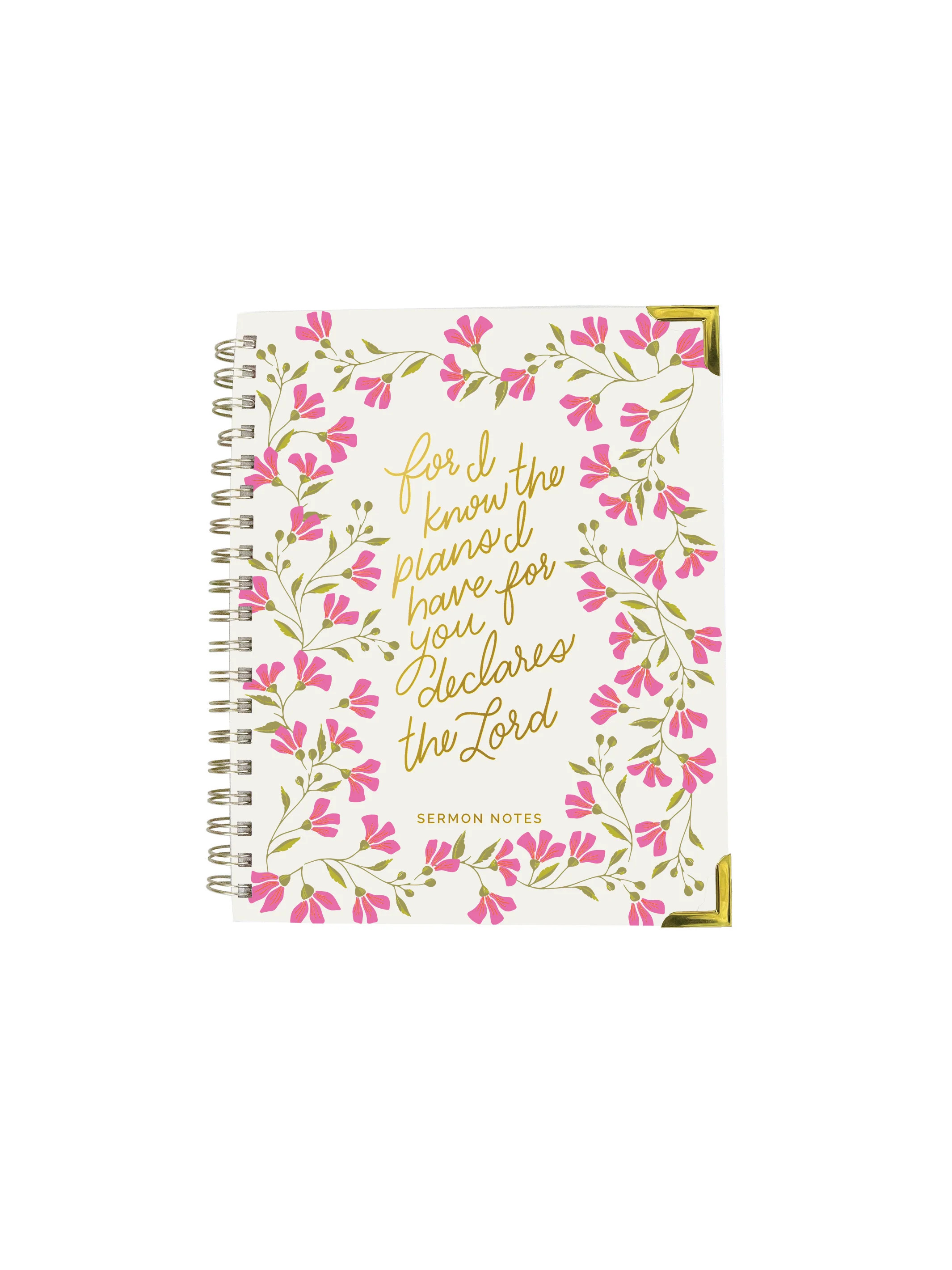 Sermon Notes Journal | For I Know The Plans | Mary Square