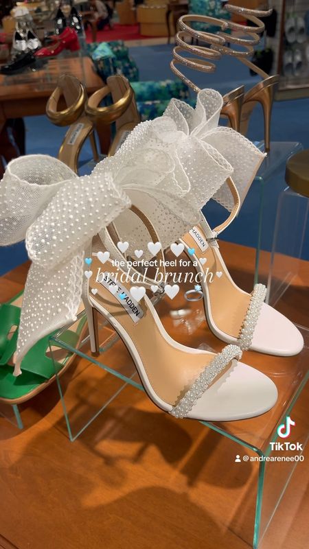 the perfect heel for a bride to be!🩵 #bridal #bridalshoes #bridetobe #brunch 

#LTKSpringSale #LTKstyletip #LTKwedding