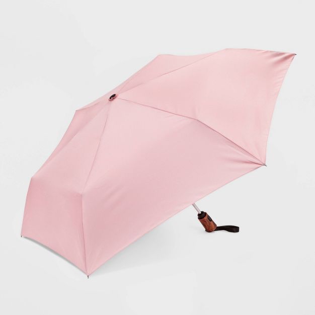 Women's Cirra By ShedRain Auto Open Auto Close Compact Umbrella - Blush Pink | Target