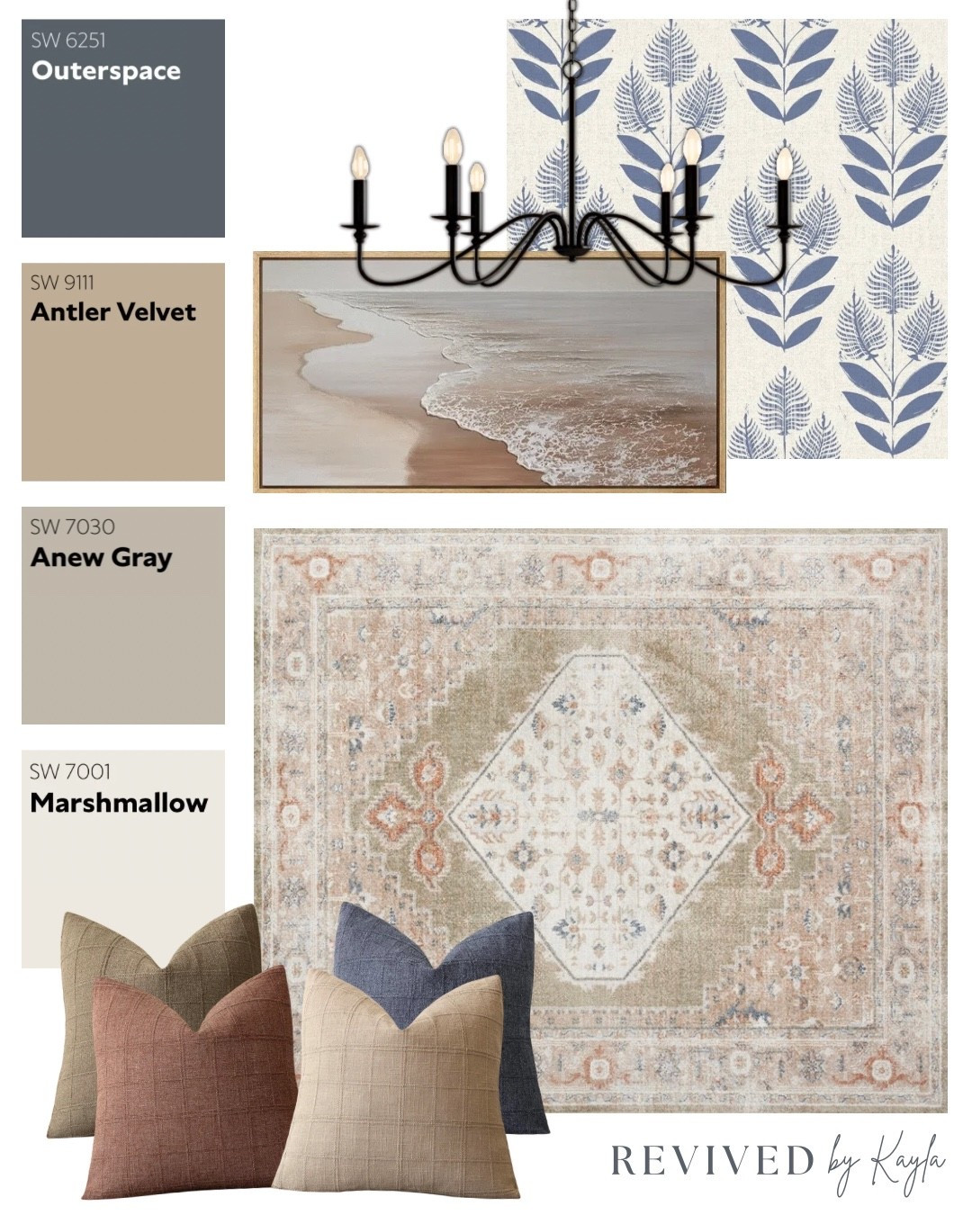 Natural tan and blue room design mood board 🤎✨

#homedesign #homedecor #home #interiordesign #interiordecor #modern #livingroom #bedroom #neutral #homedecorating #wayfair #amazon #amazonhome #sherwinwilliams

#LTKHome