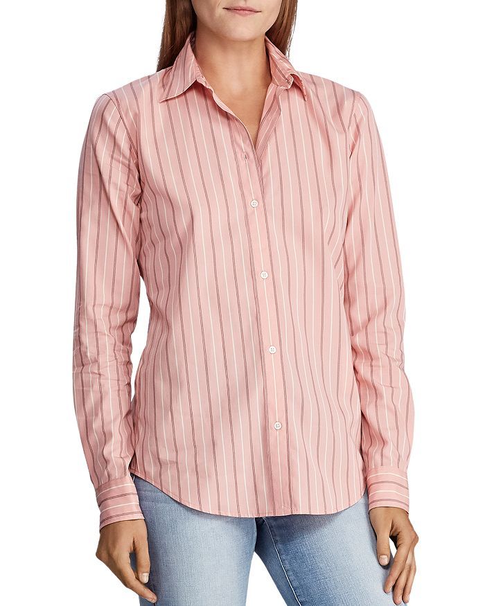 Ralph Lauren Striped Button-Down Cotton Shirt Women - Bloomingdale's | Bloomingdale's (US)