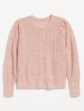 Pointelle Cardigan | Old Navy (US)