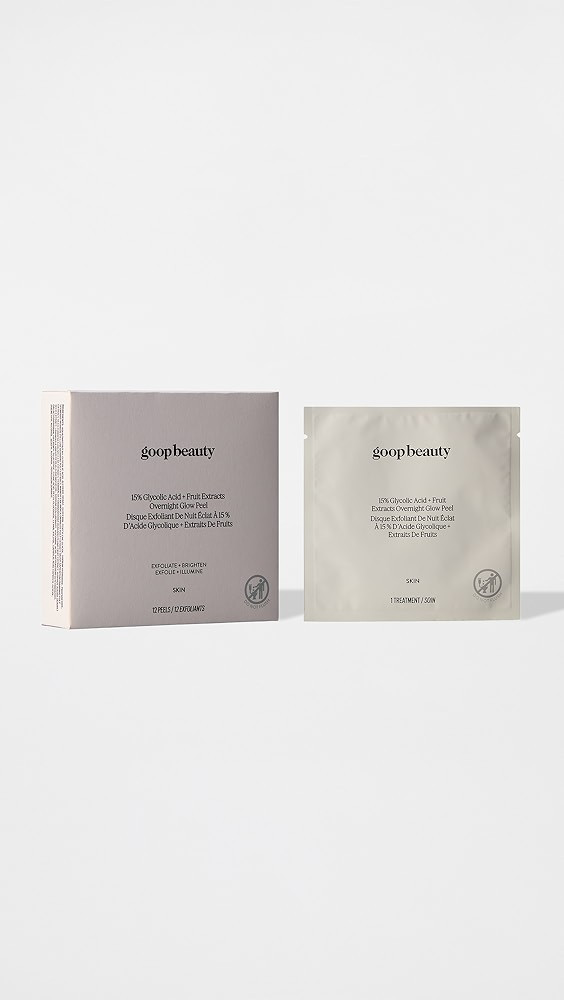 GOOPGLOW 15% Glycolic Acid Overnight Glow Peel (Pack of 12) | Shopbop