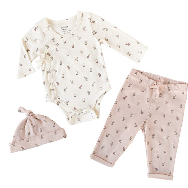 Hatchlings Fawn 3pc Set, Pink | Maisonette