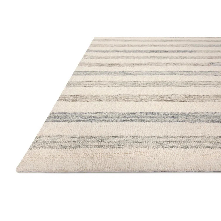 Chris Loves Julia x Loloi Chris Collection CHR-05 Ivory / Slate, TransitionalArea Rug | Wayfair North America