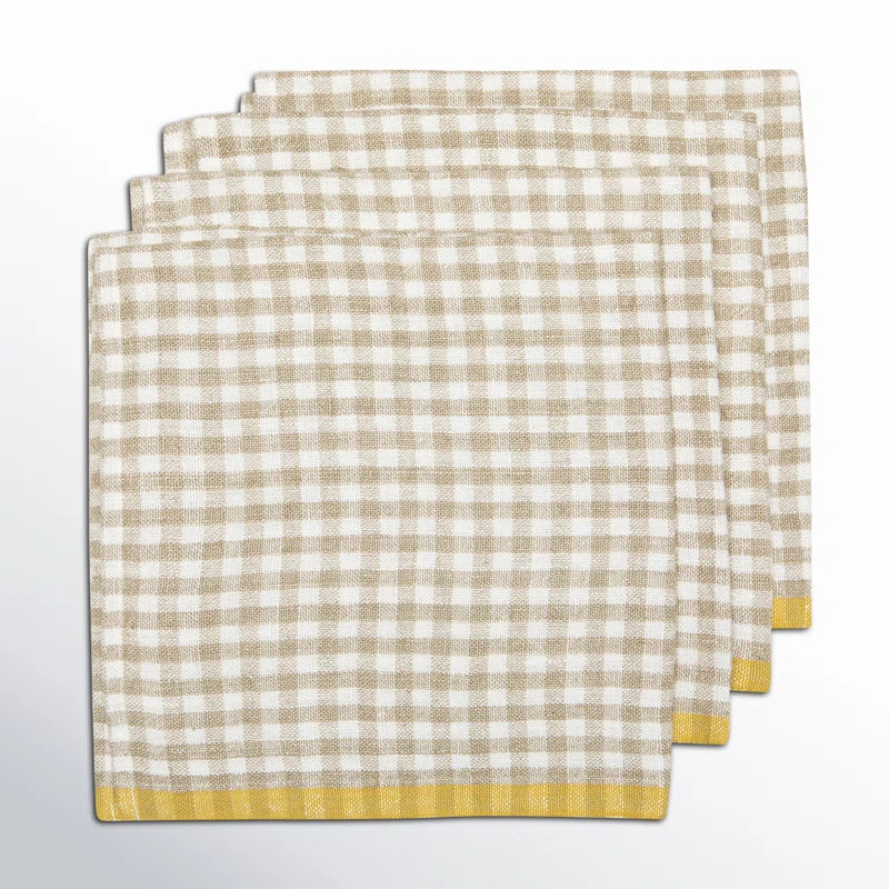 Blockton 20" Linen Napkin (Set of 4) | Wayfair North America
