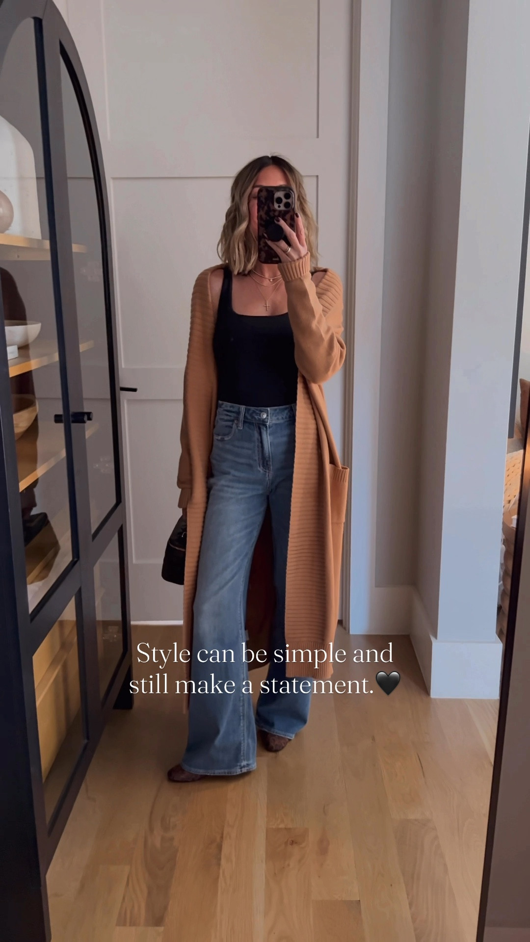 Fall uniform: tank and a duster cardigan! This one from Amazon is soo nice and these are the most flattering, slimming, double-lined tanks ever!👏🏼
Small in cardigan, xs in tank. 

#LTKStyleTip #LTKFindsUnder50 #LTKSeasonal