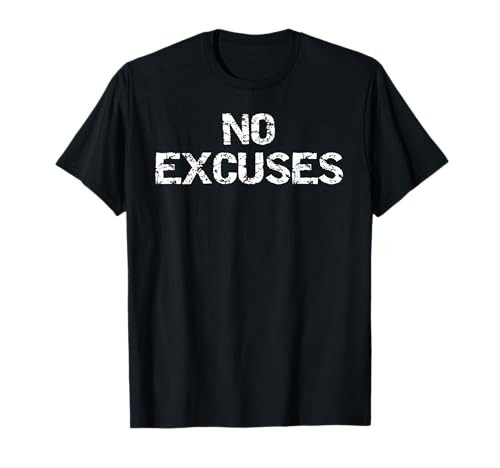 No Excuses Shirt for Men Motivational Workout T-Shirt Women T-Shirt | Amazon (US)