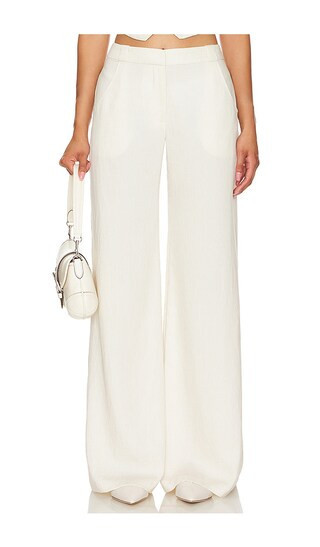 Amanda Uprichard x REVOLVE Hale Pant in Beige. - size L | Revolve Clothing (Global)