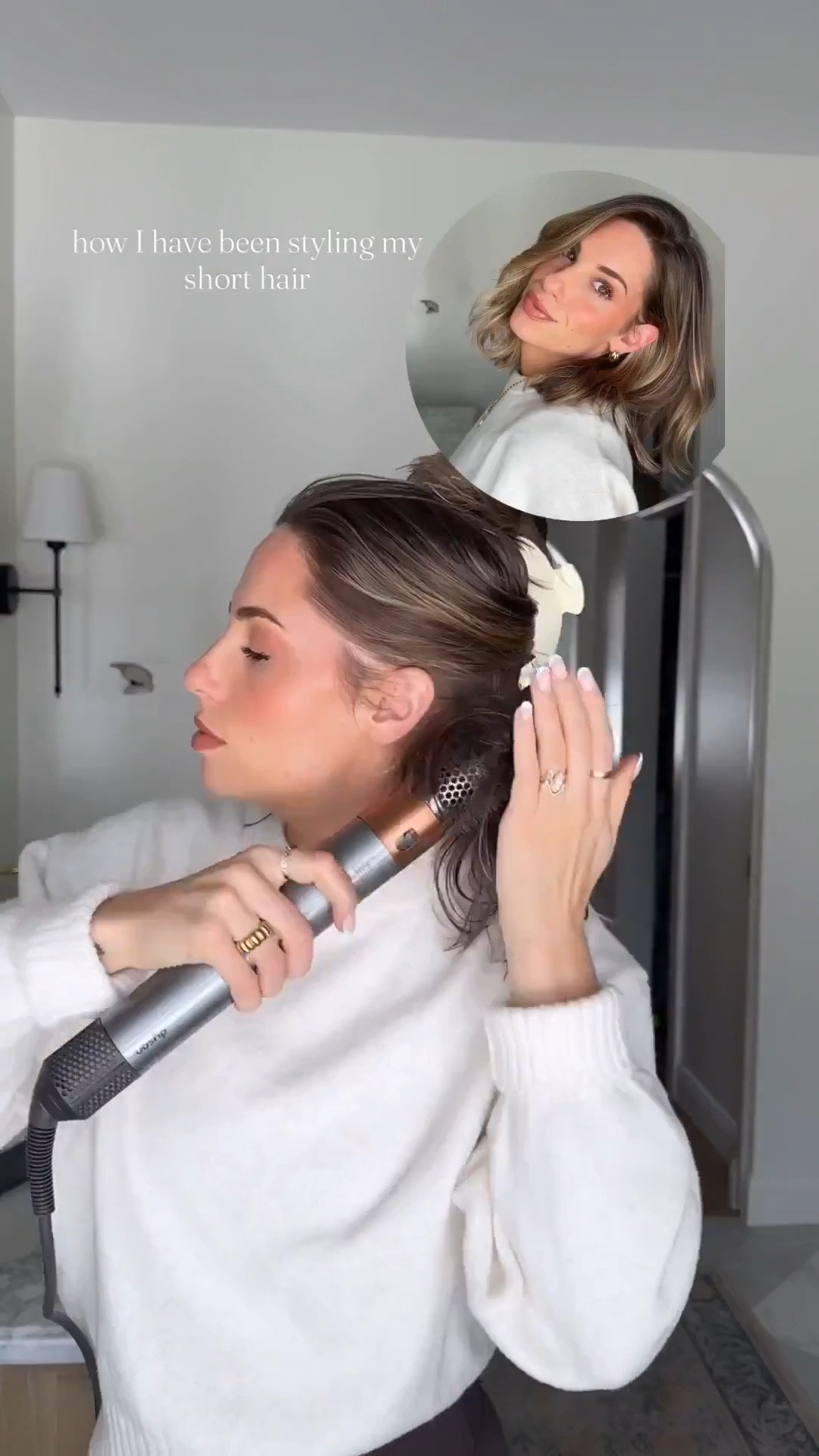 Low effort hair routine! So quick and easy!! 🤩

#effortlesshair #shorthairroutine 

 

#LTKdayinmylife #LTKgrwm #LTKmomlife