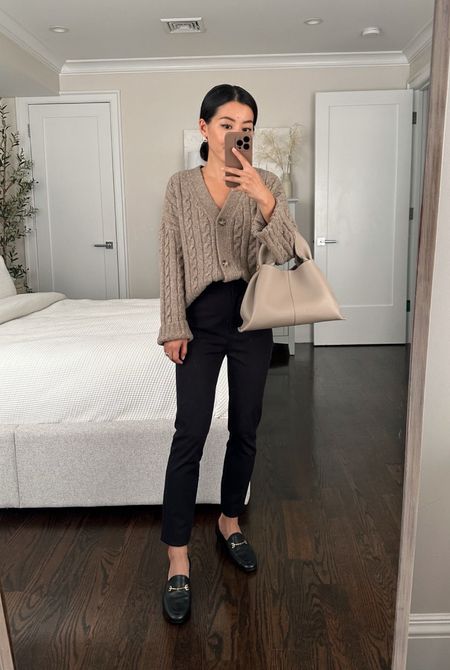 Pants are 50% off, and sweater is on sale + extra 15% off with AFJEAN

• A&F sweater xxs, relaxed oversized fit 
•AT pants 00P (hems folded under)
•Sam Edelman loafers 5.5 
•J.Crew earrings
•Polene bag (not linkable)

#petite smart casual work outfit ideas

#LTKworkwear #LTKSeasonal #LTKfindsunder100