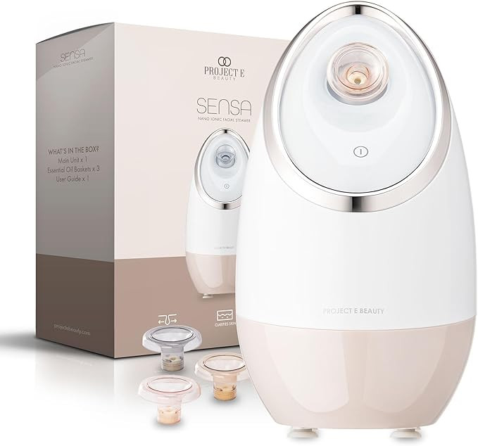 Sensa | Nano Ionic Facial Steamer by Project E Beauty | Deep Pore Cleansing | Warm Mist Sprayer |... | Amazon (US)
