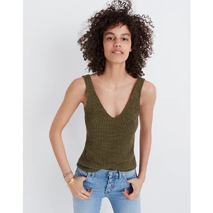 Monterey Sweater Tank | Madewell