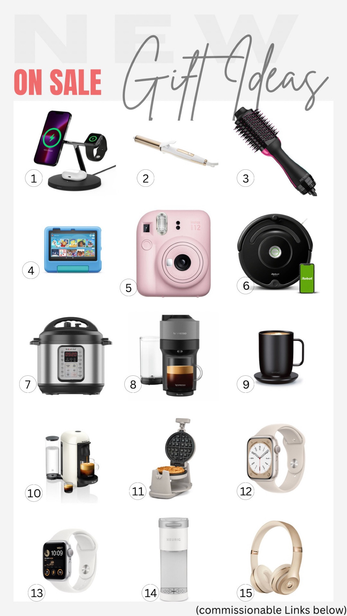 So many great tech items are currently on Sale! Great list to choose from for gifts for family/friends or just for yourself! (Deals/prices are subject to change)

Holiday gifts, gifts ideas, tech gifts, wireless charger, hair styling tools, Amazon fire, camera, roomba, vacuum robot, instant pot, kitchen gifts, coffee machine, coffee maker, waffle maker, apple watch, headphones, gifts for teens

#LTKCyberWeek #LTKsalealert #LTKhome