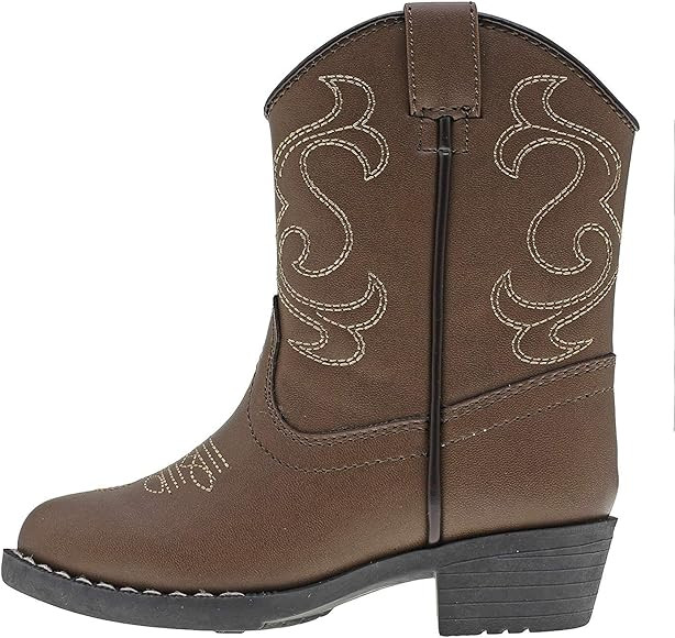 Kids Cowboy Pointed Toe Western Rodeo Boots (Toddlers/Little Kid) | Amazon (US)