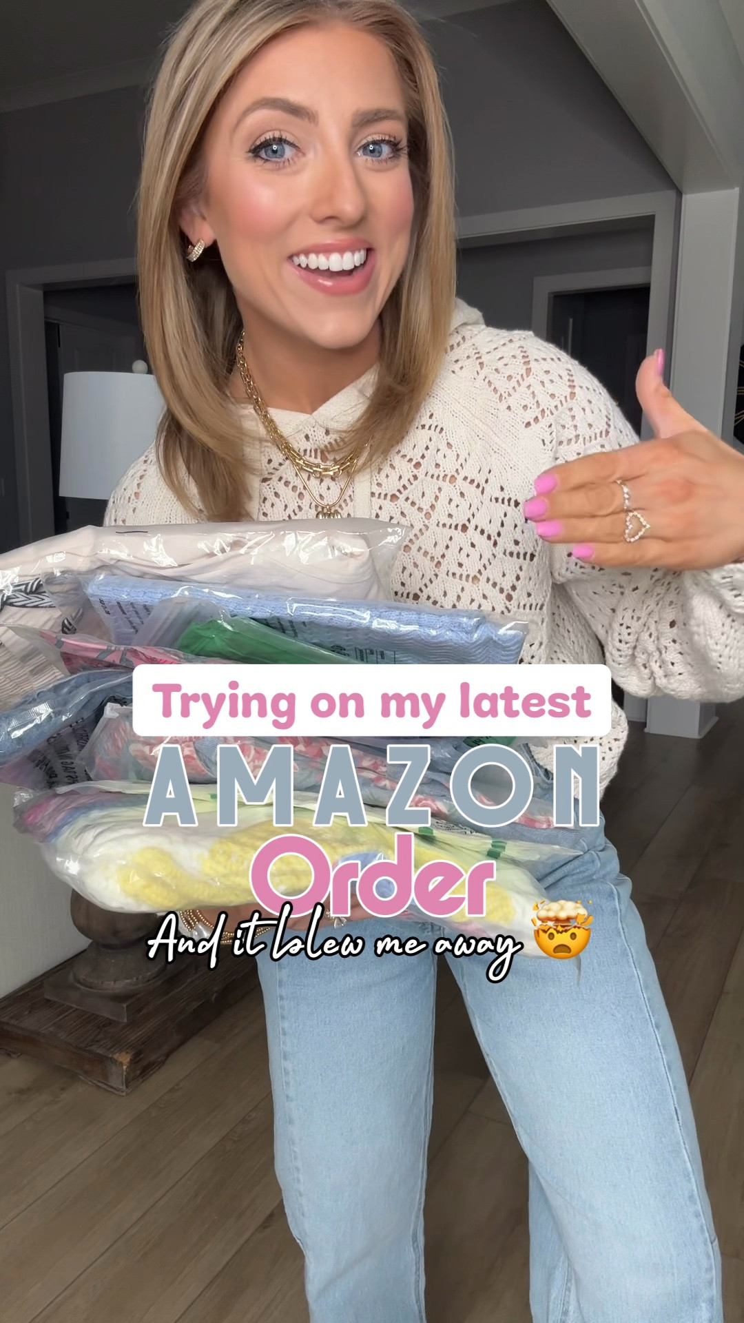 Amazon Fashion try-on of my latest Amazon haul 😍✨
Sharing all of my newest Amazon fashion finds and trying everything on so you can see the fit, quality, and how each piece looks styled in real life. These are easy, wearable pieces that work for everyday style, errands, school drop-off, casual days, travel, and polished but comfortable looks.

From colorful sweaters and casual dresses to floral prints, comfortable denim, and everyday shoes — this Amazon haul is full of affordable fashion that looks much more expensive than the price tag. I love finding Amazon clothing that blends trendy details with classic, timeless style that you can wear now into the spring.

Everything is linked and shoppable in the LTK app for easy outfit recreation and sizing reference. If you’re searching for Amazon fashion finds, Amazon clothing for women, or a real try-on haul with honest fit notes, this post is for you 💕

💗 Save for style inspiration
💗 Follow along for more Amazon fashion finds
💗 Links are live in LTK

#amazonfashion #amazonhaul #amazonfinds #amazontryon #amazonstyle #affordablefashion #budgetfriendlyfashion #casualstyle #everydayfashion #womensfashion #springstyle #ltkstyle #ltkfinds #ltkfashion #shoppablelooks #tryonhaul