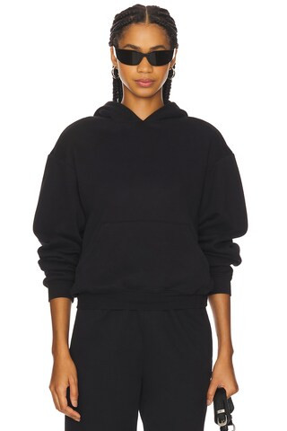 SKIMS Cotton Fleece Classic Hoodie in Onyx from Revolve.com | Revolve Clothing (Global)