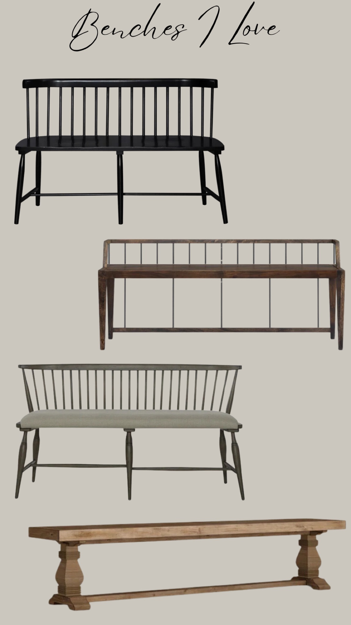 I love the welcoming feel of a good wooden bench!  Put a throw and a pillow on it and it’s waiting for you to sit down!  Here are some of my favorites @wayfair!


@shop.ltk #liketkit liketk.it  #Wayfair #Wayfairpartner @wayfair

#LTKHome #LTKSaleAlert #LTKFamily