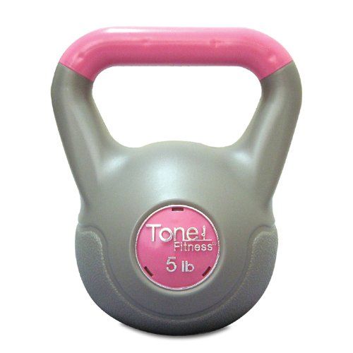 Tone Fitness 5 -Pounds Cement Filled Kettlebell | Amazon (US)