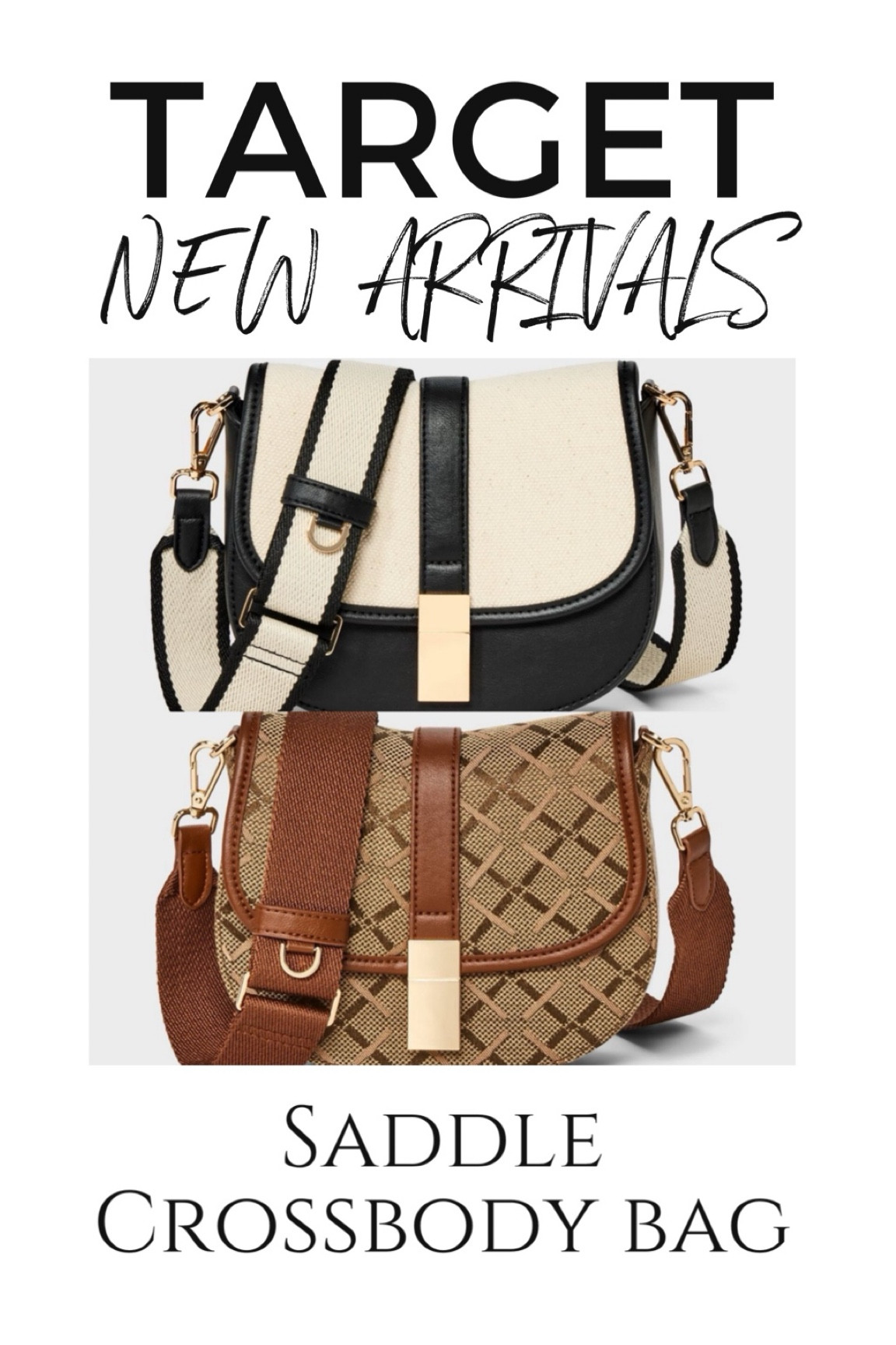 Target new arrivals 
Saddle crossbody bag 

#LTKFindsUnder50 #LTKStyleTip #LTKItBag