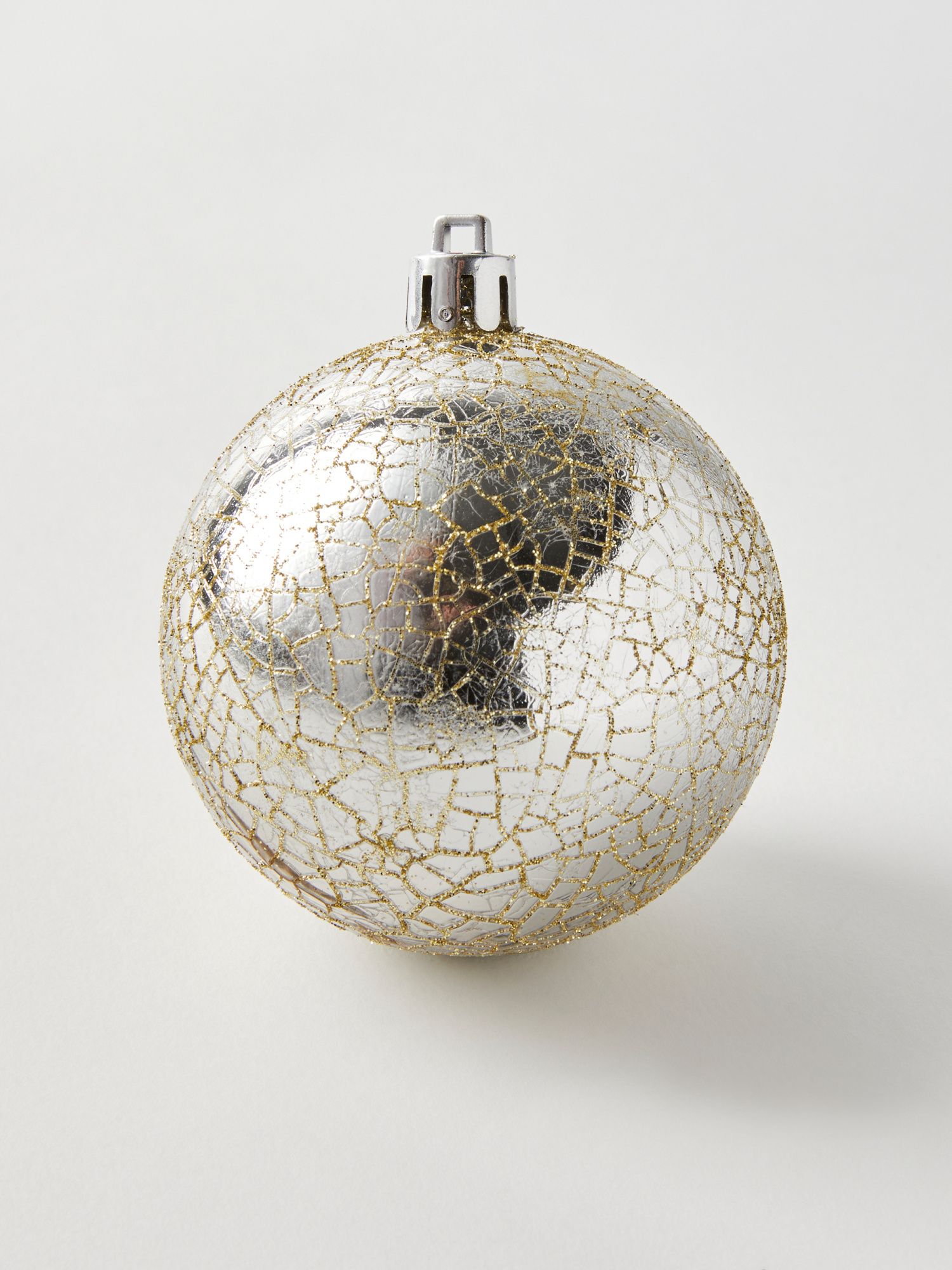 18pk Cracked Design Shatterproof Ornaments | Trim The Tree | HomeGoods | HomeGoods