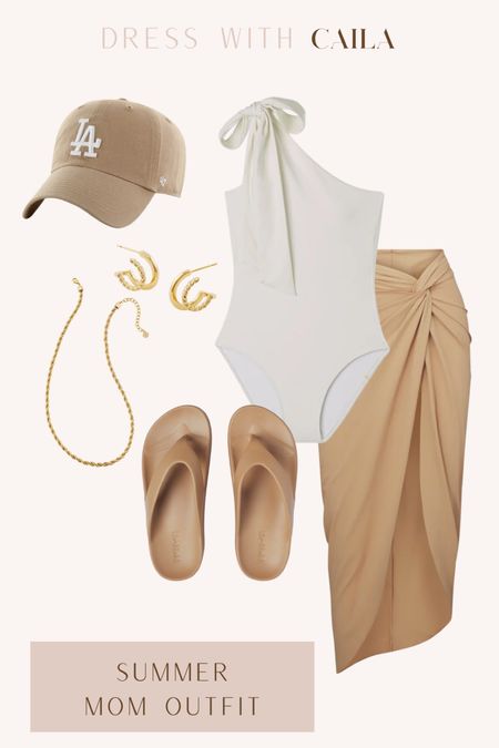 Neutral poolside outfit for summer!

#LTKstyletip #LTKfit #LTKSeasonal
