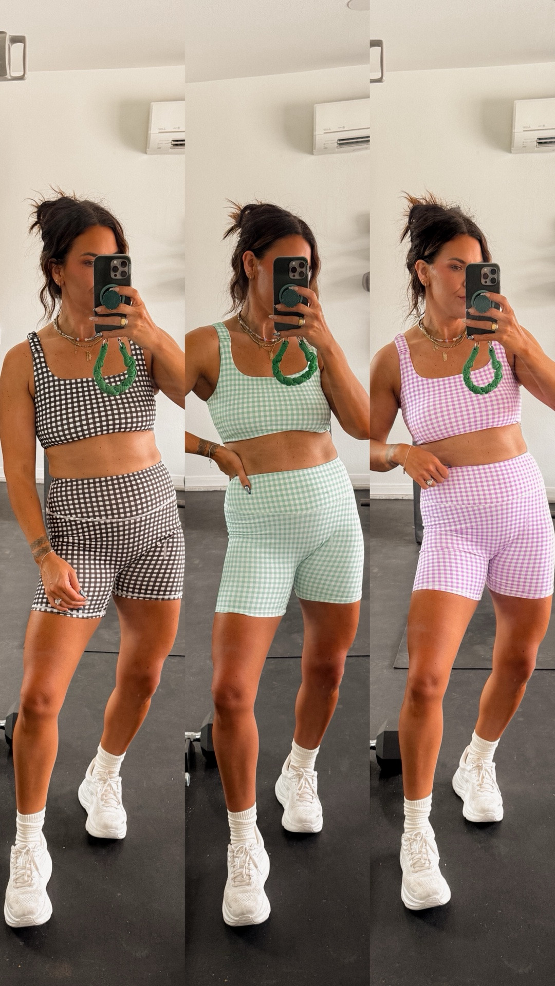 Highly impressed! 2 pieces workout set from Amazon!  Bra fits and holds great, no front seam shorts are so comfy too!

Wearing the large

#LTKActive #LTKOver40 #LTKMidsize