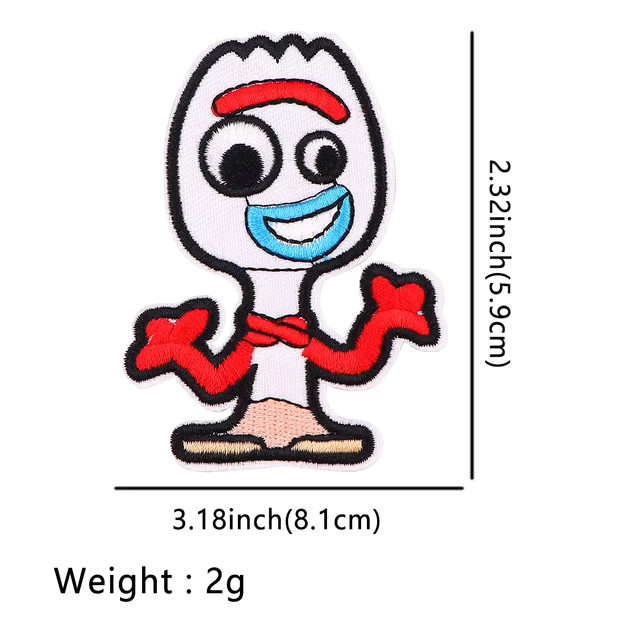 Toy Storys Patches On Clothes Cute Stitch Embroidered Patches Alice in Wonderland Badges Iron On ... | AliExpress (US)