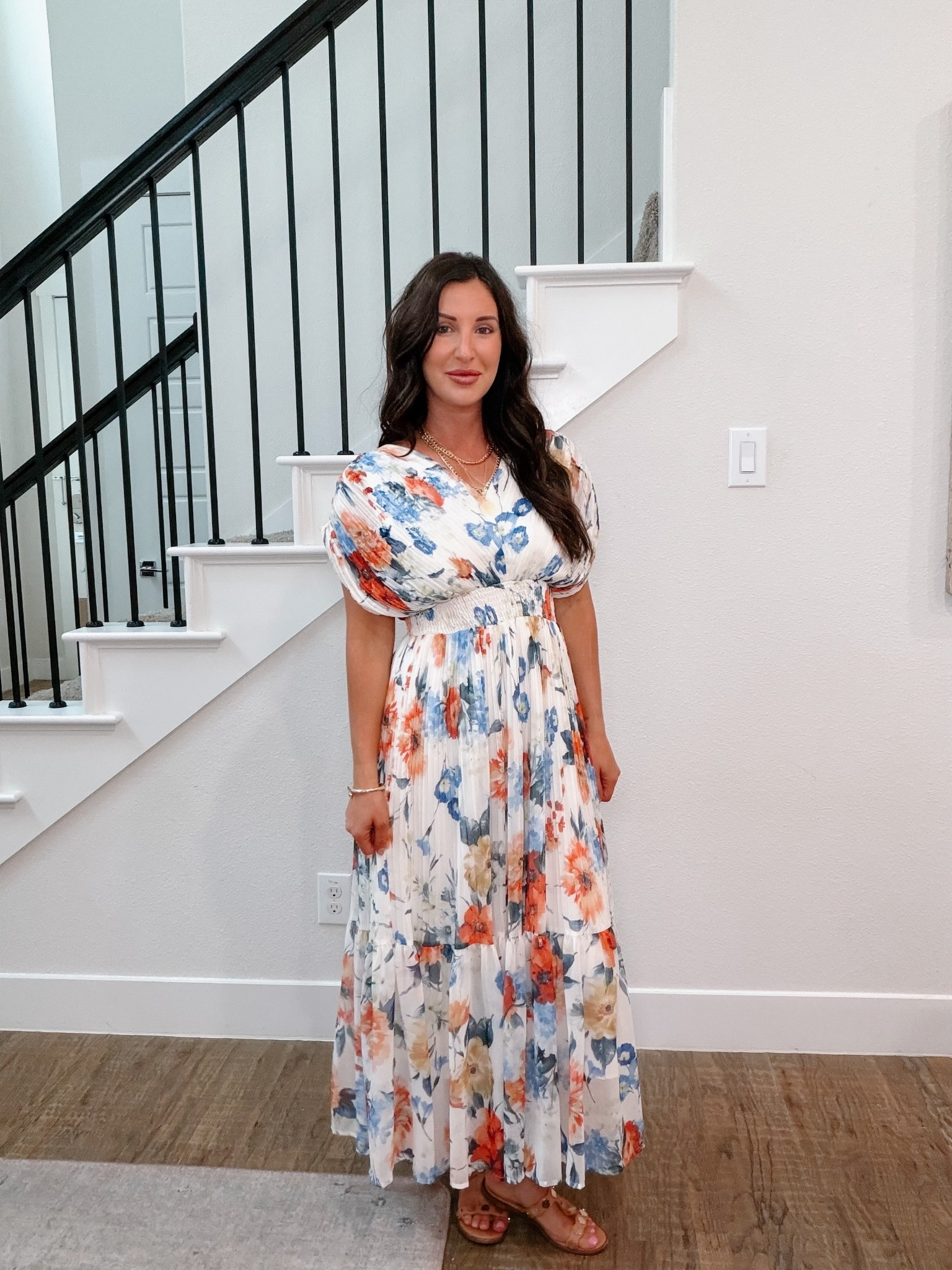 Summer floral dress 

#LTKSeasonal