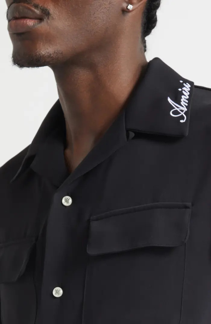 Rounded Flap Pocket Button-Up Shirt | Nordstrom