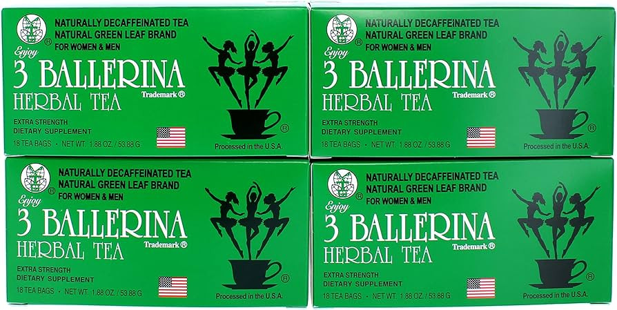 3 Ballerina Diet Tea Extra Strength – Caffeine-Free Herbal Tea Bags for Digestive Comfort – P... | Amazon (US)