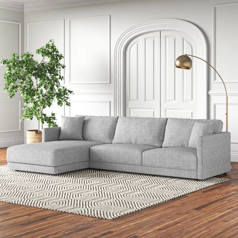 Astra 2 - Piece Upholstered Chaise L-Sectional | Wayfair North America