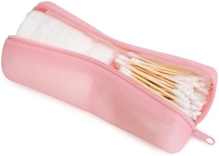 Cotton Travel Case Hair Accessories Organizer Pink | Amazon (US)