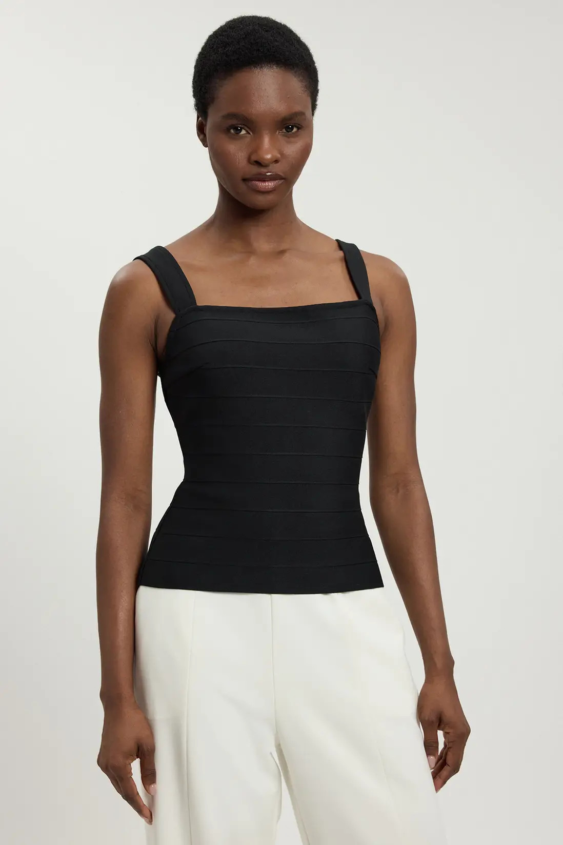 Figure Form Bandage Strappy Top | Karen Millen