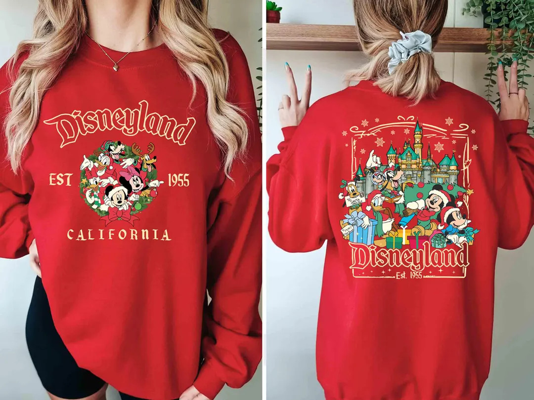 Disneyland Mickey and Friends Christmas Shirt, Disney Christmas Shirt, Christmas Family Shirt, Ch... | Etsy (US)