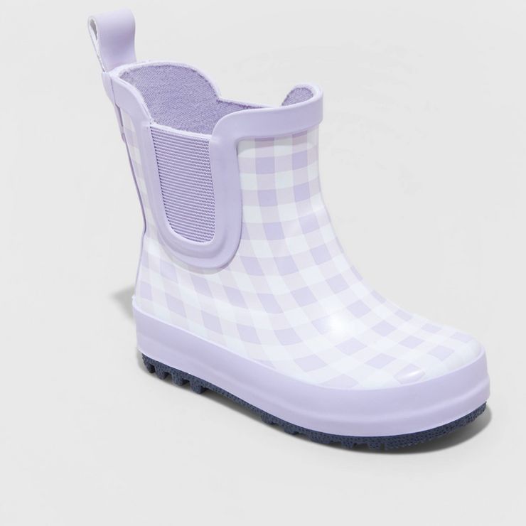 Toddler Girls' Chelsea Rain Boots - Cat & Jack™ Purple | Target