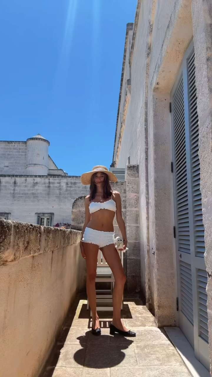 ootd🤍 my exact swimsuit is from Analina 

 #LTKStyleTip #LTKSwim