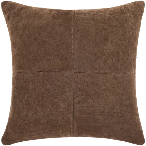 Barina Leather/Suede Pillow Cover | Wayfair North America