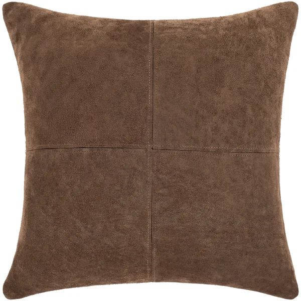 Barina Leather/Suede Pillow Cover | Wayfair North America