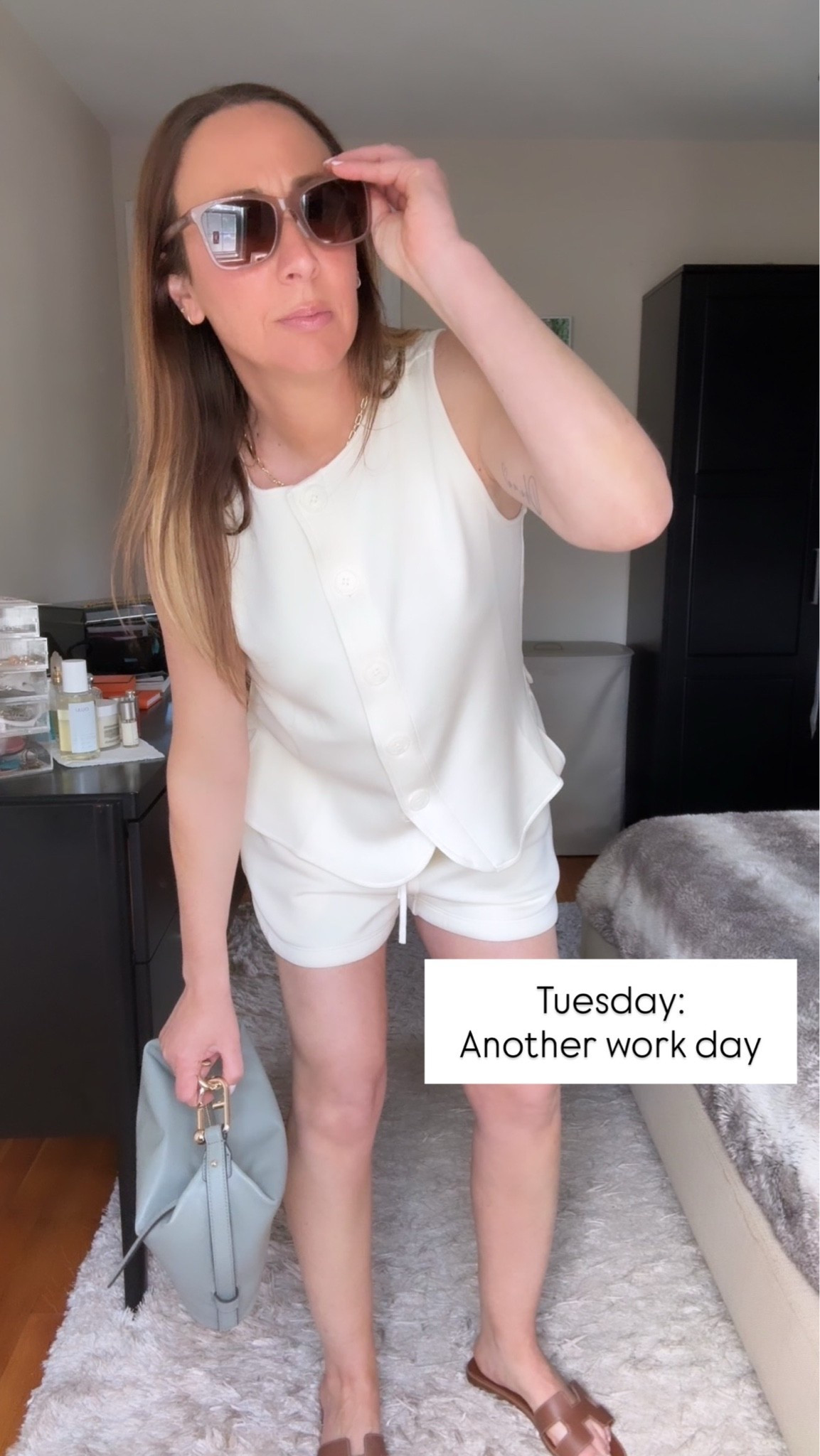 This is the most buttery soft set!  The cream color is elevated and this set can easily take you from errands in the day to dinner at night with a change of accessories!   I sized down one size to an XS in top and bottom. Plus I love that these pieces can be worn with lots of other outfits!

#LTKootd #LTKgrwm #LTKmomlife


shop.ltk @ltk.hq @ltk.creators @shopmy @varley @a.soliani