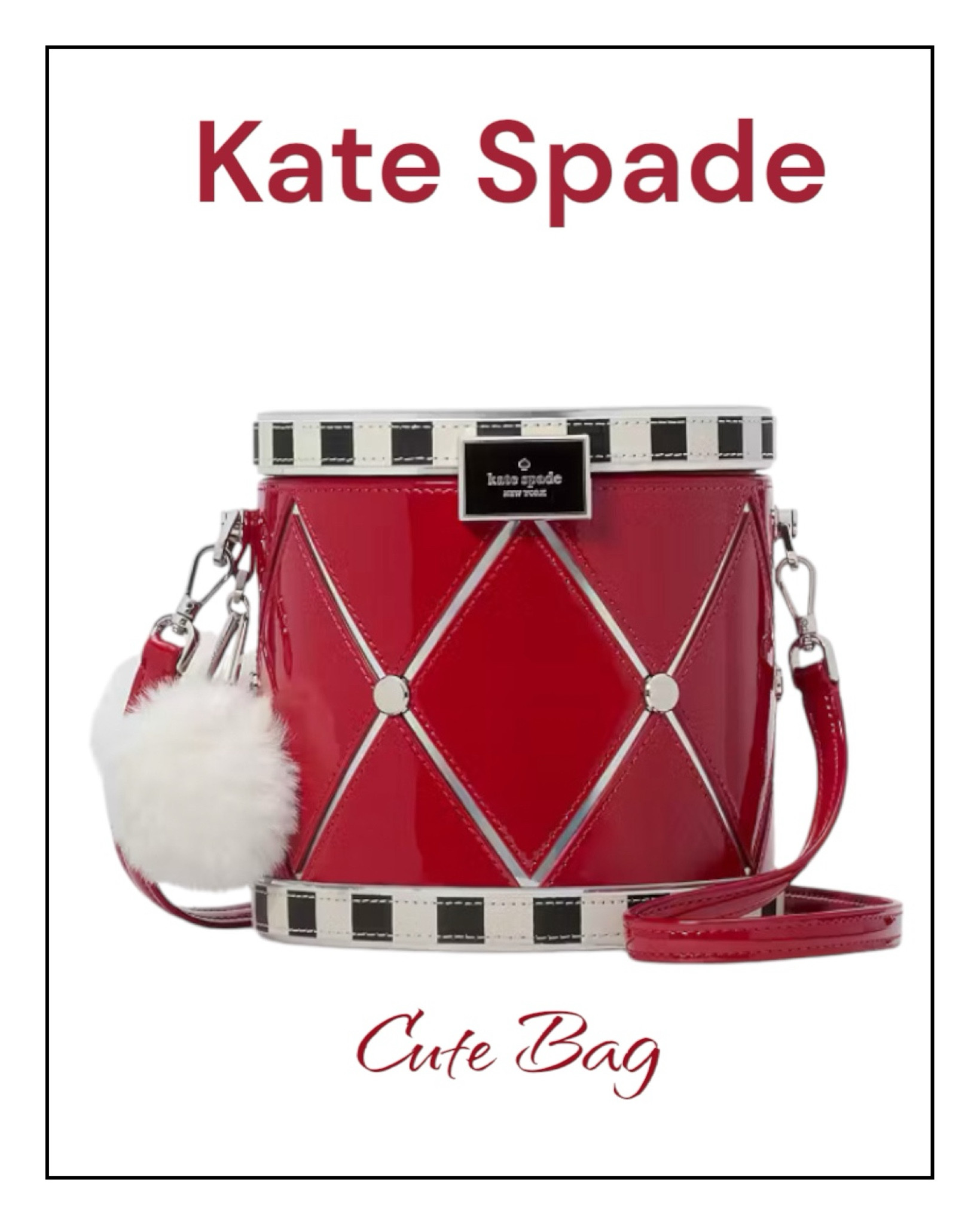 Kate Spade holiday drum handbag. 
#handbagg

#LTKitbag