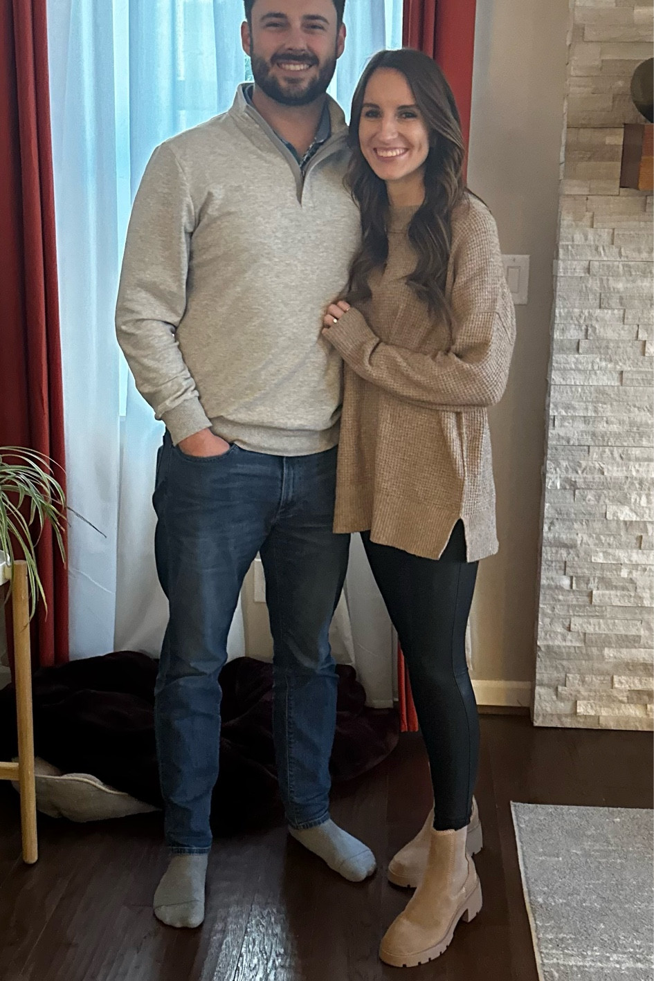 thanksgiving ootd // aerie waffle knit sweater is old but linked a similar style on sale for black friday! 

#LTKCyberWeek #LTKSeasonal #LTKsalealert