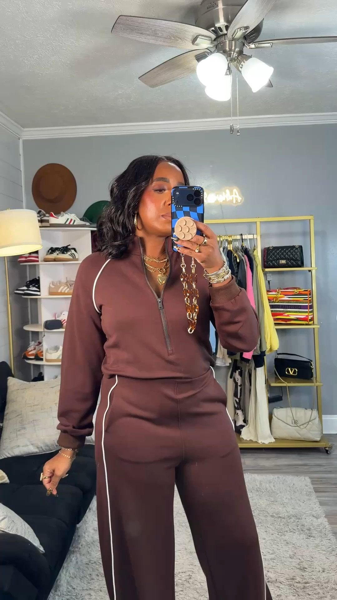 Amazon one-piece jumpers = EASY outfits that look put together in seconds 👏🏽

SIZING REFERENCE/stats- 5’5”, 165 lbs, size 10
Wearing a MEDIUM in all ✔️

✨ Looks + where to wear:

🖤 Charcoal casual set
Perfect for: errands, airport travel days, school drop-offs, coffee runs
(Comfy but still cute — throw on and GO)

❤️ Red jumper + denim layer
Perfect for: teacher outfits, work days, casual Fridays, running around all day
(Super comfy, easy teacher look you can wear all day 🍎)

🤎 Rust off-shoulder wide leg
Perfect for: date night, dinner, vacation nights, events
(This one is THAT girl — super flattering & elevated)

🍂 Red wide leg + jacket
Perfect for: work casual, meetings, church, fall outings
(Layered look makes it feel polished but still comfy)

These are the kind of pieces you’ll reach for over & over because they’re effortless but still give “put together” every time 💁🏽‍♀️

#amazonfashion #amazonfinds #ltkstyle #jumpsuitstyle #affordablefashion #casualchic #outfitideas #teach

#LTKootd #LTKOver40 #LTKWorkwear