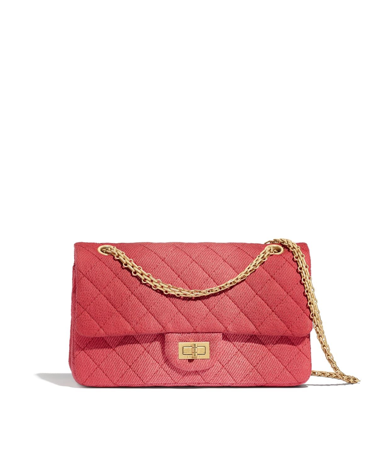 Denim & Gold-Tone Metal Coral 2.55 Handbag | CHANEL | Chanel, Inc. (US)