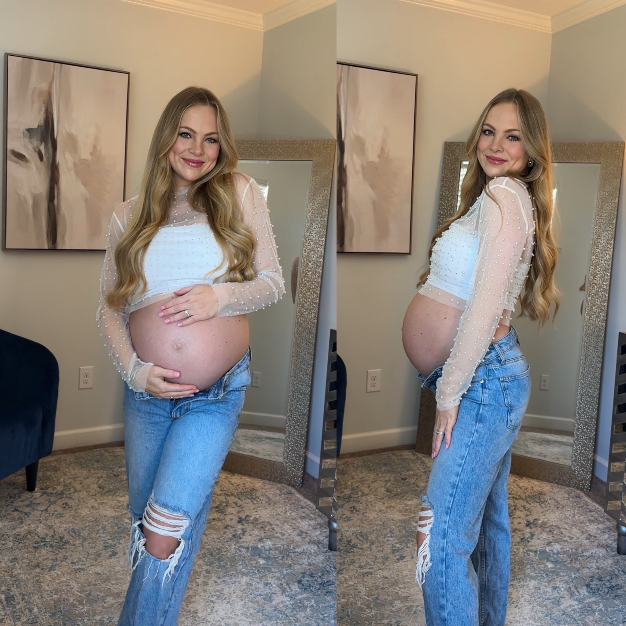 Maternity photoshoot
Maternity photos
Outfit
White pearl rhinestone crop top
denim 
Pregnant 
Bump friendly 
Summer 
Amazon 
Affordable 


#LTKStyleTip #LTKFindsUnder100 #LTKFindsUnder50